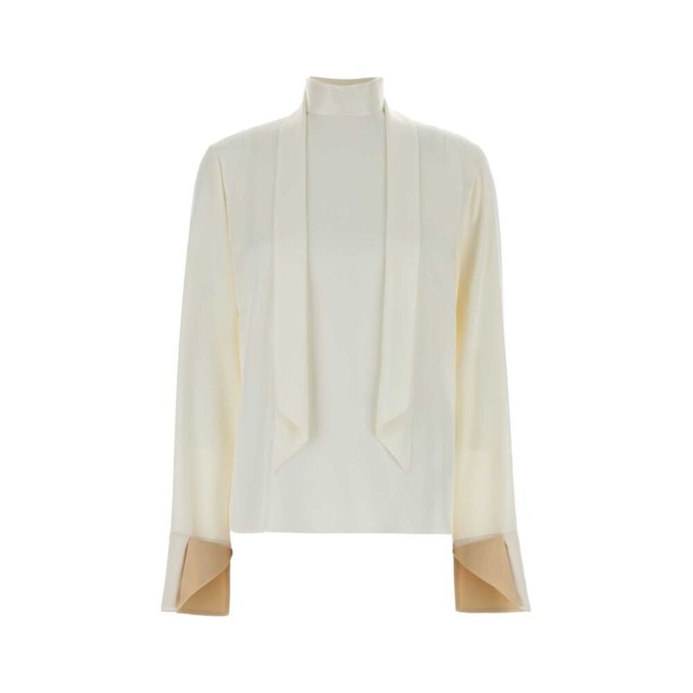 Stella Mccartney Women White Satin Blouse